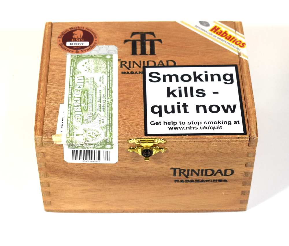 Empty Trinidad Coloniales Cigar Box